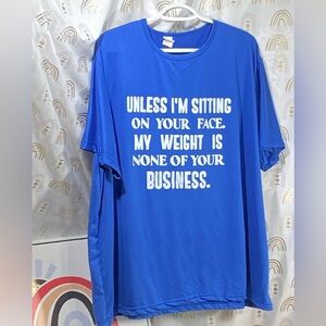 🎆 3/$10 Blue Graphic Men's Shirt